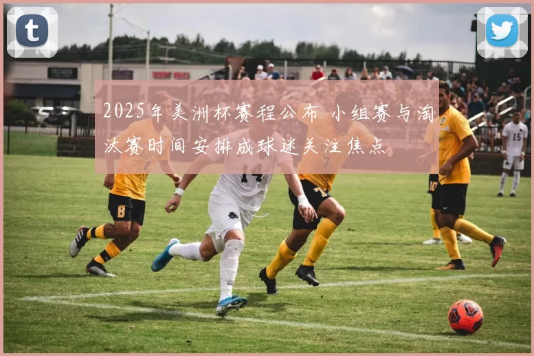 2025年美洲杯赛程公布 小组赛与淘汰赛时间安排成球迷关注焦点